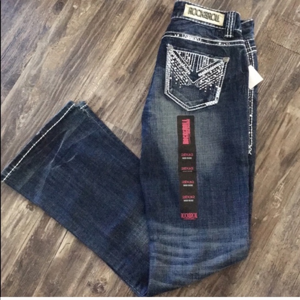 Mid Rise Rock and Roll Cowgirl Jeans